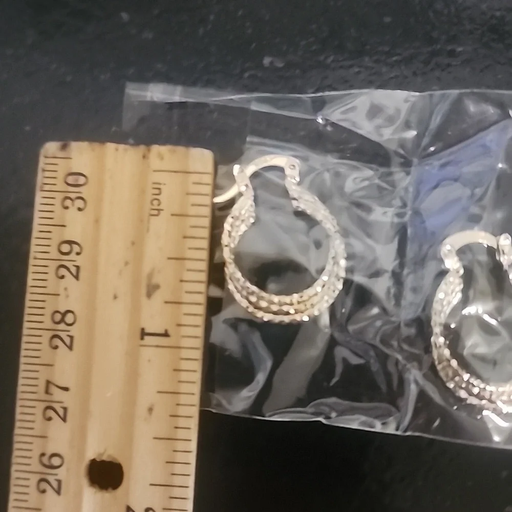 Brand New Brazilian 18k Gold Filled Earrings